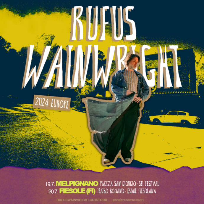 Rufus Wainwright in Italia a luglio